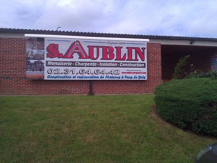 façade de l'entreprise S.Aublin